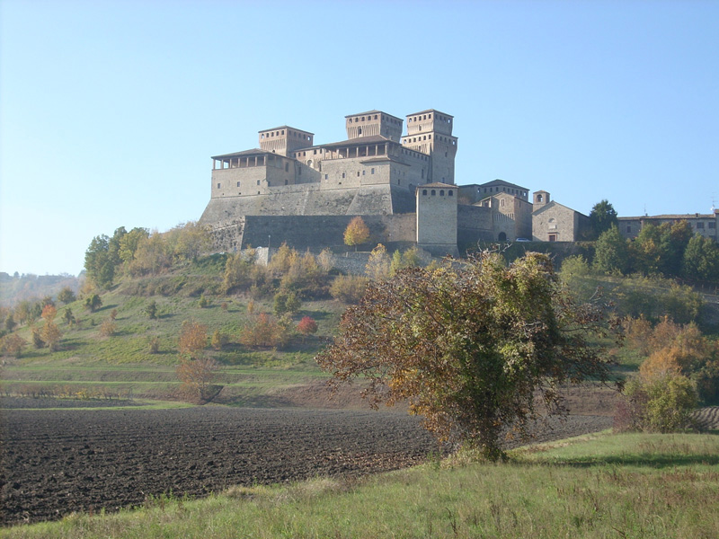 Veduta del Castello di Torrechiara